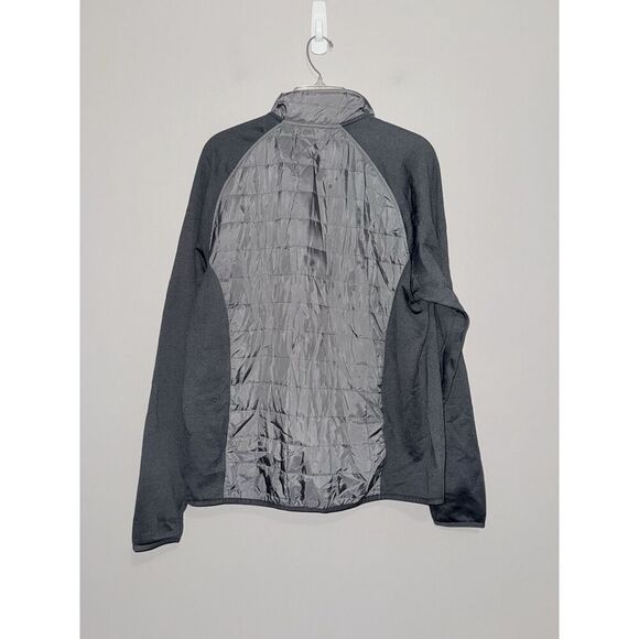 Orvis Mens Quilted Jacket Full Zip Outdoor Lightweight Gray Casual Large Hiking - Picture 16 of 16